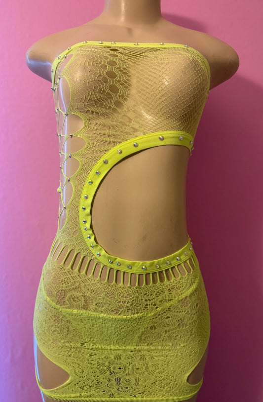 Yellow Lace Dress