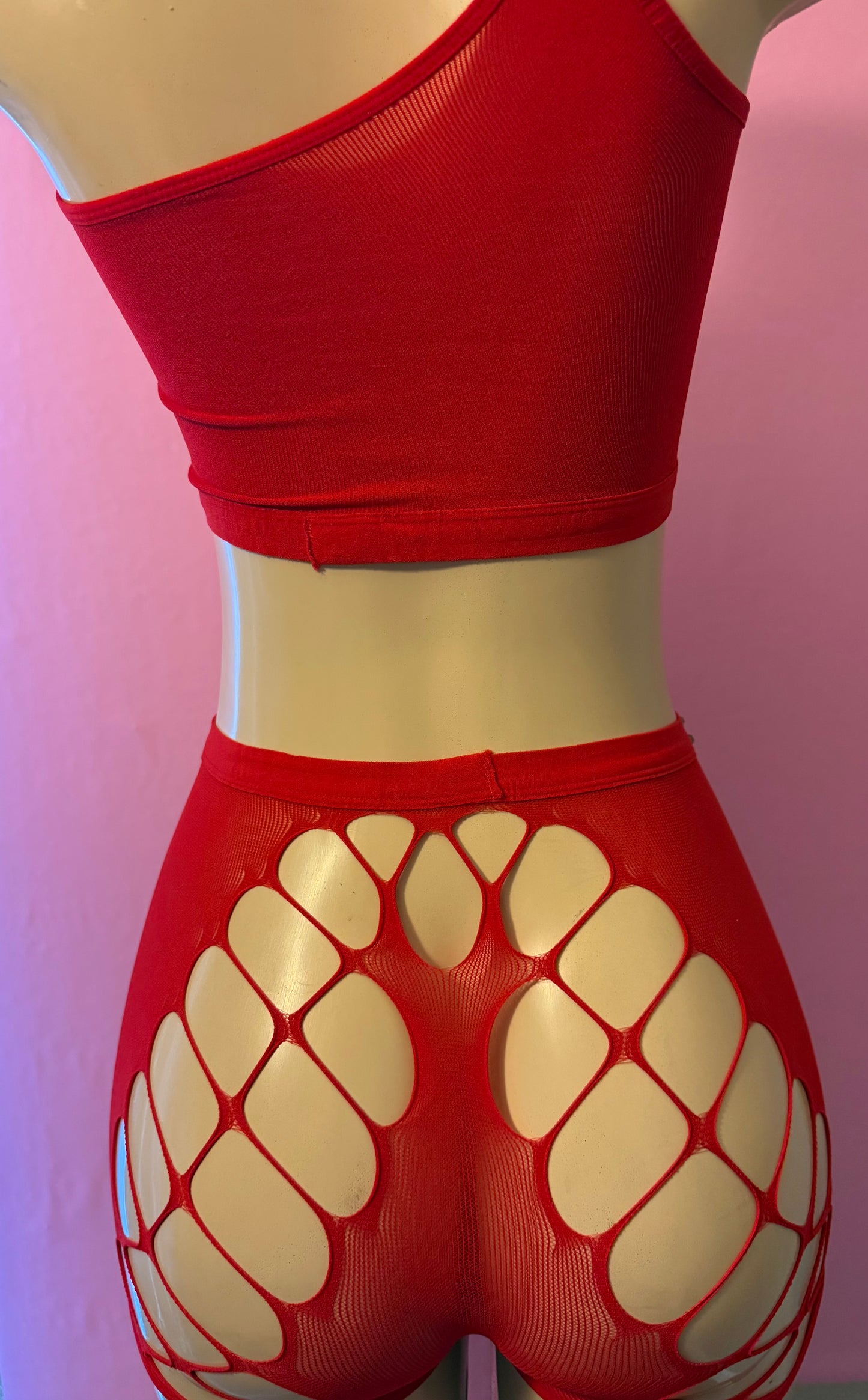 Red Short Set