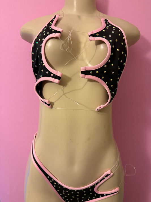 Pink and Black Set